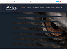 Tablet Screenshot of groupe-aktysfinance.com